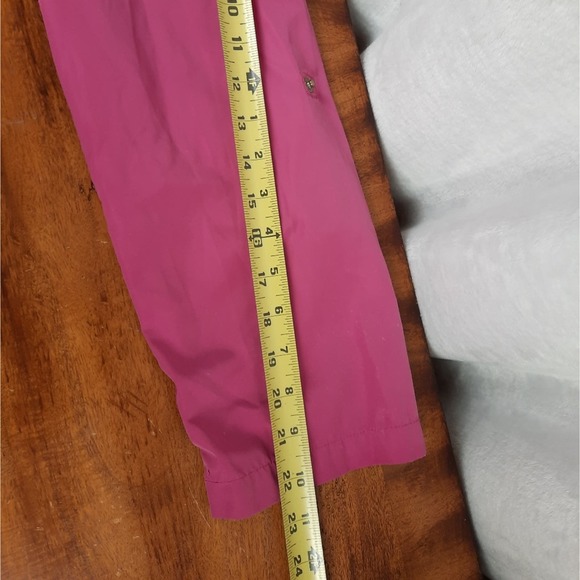 Steve Madden Pink Zip Front Long Raincoat - Picture 10 of 13